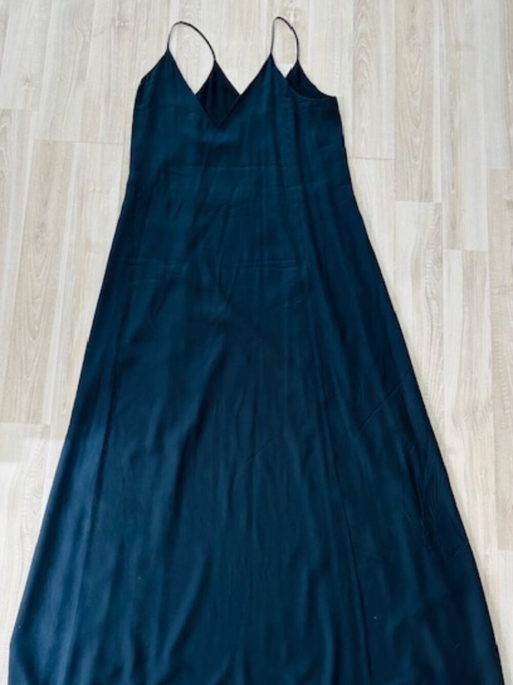 Lafayette 148 New York Silk maxi dress with spaghetti straps